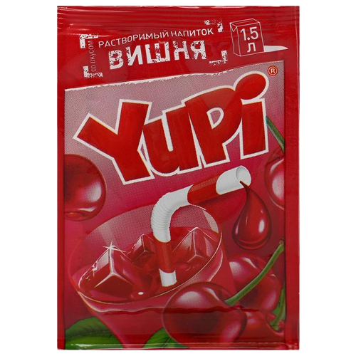 Смесь для напитка Yupi Вишня, 15 г