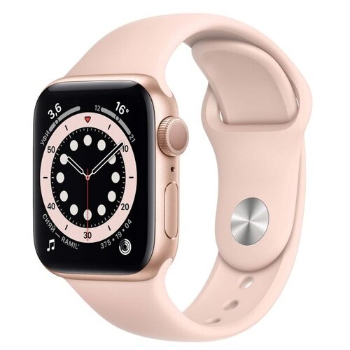 Часы Apple Watch Series 6 GPS 40мм корпус из алюминия розовый + ремешок розовый
