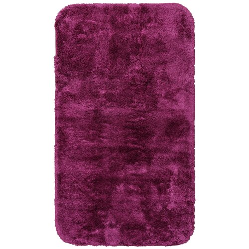 фото Малиново- фиолетовый мягкий коврик для ванной комнаты confetti bath miami 3518 aubergine прямоугольник (133*190 см)