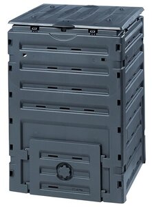 <b>Садовый</b> <b>компостер</b> GRAF Eco-Master 450 <b>л</b> <b>с</b> крышкой (102 × 70 × 70 см, чёрный) <b>Садовый</b> <b>компостер</b> GRAF 