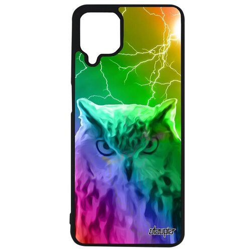 фото Красивый чехол на смартфон // galaxy a12 // "сова" животные сыч, utaupia, цветной