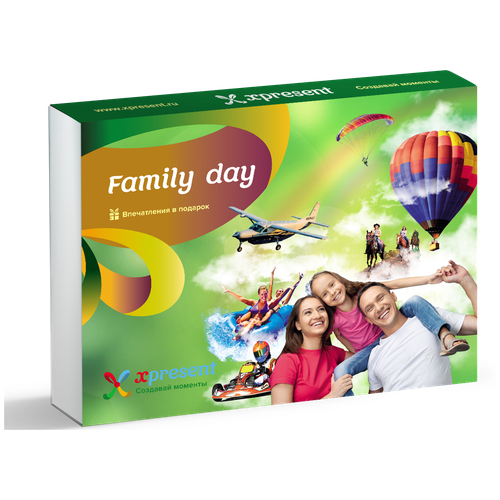 Подарочный набор «Family day» (14 впечатлений на выбор) подарочный набор полный улет 39 впечатлений на выбор