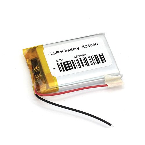 Аккумулятор Li-Pol (батарея) 5*30*40мм 2pin 3.7V/550mAh