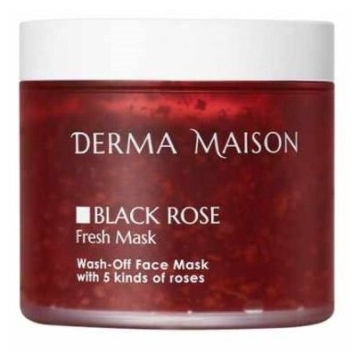 MEDI-PEEL Тонизирующая маска с экстрактом розы и комплексом ферментов Derma Maison Black Rose 230 гр