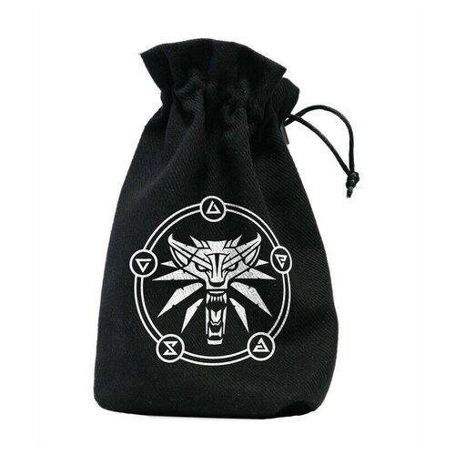 Мешочек для кубиков для настольных ролевых игр - The Witcher Dice Bag. Geralt - School of the Wolf мешочек для кубиков для настольных ролевых игр the witcher dice bag dandelion the stars above the path