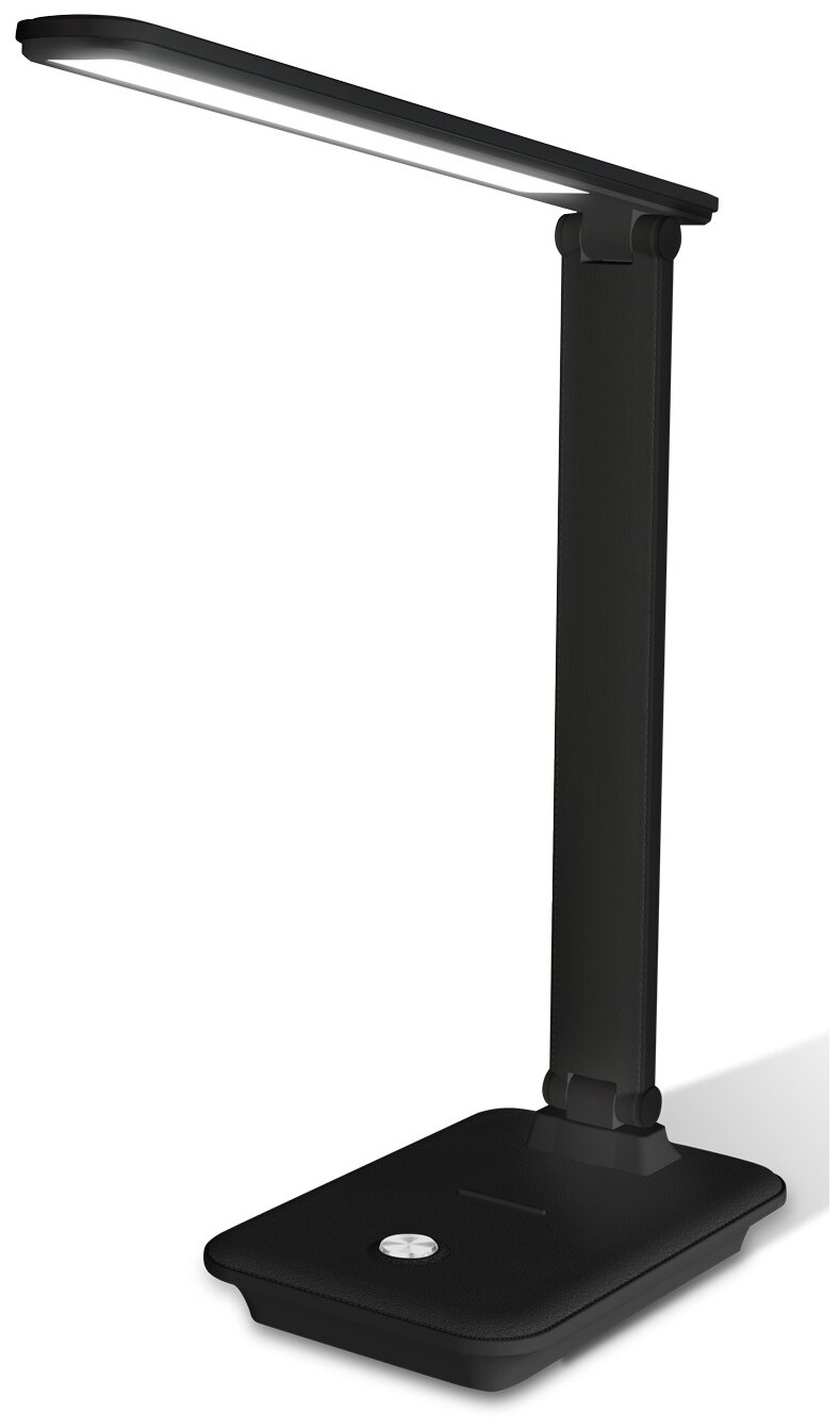 Светодиодная настольная лампа с диммером DE503 BK черный LED 3000-6400K 9W