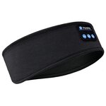 Повязка на голову с Bluetooth гарнитурой OPTIFORODGI OPF01 для сна и бега с беспроводными наушниками Цвет черный - изображение