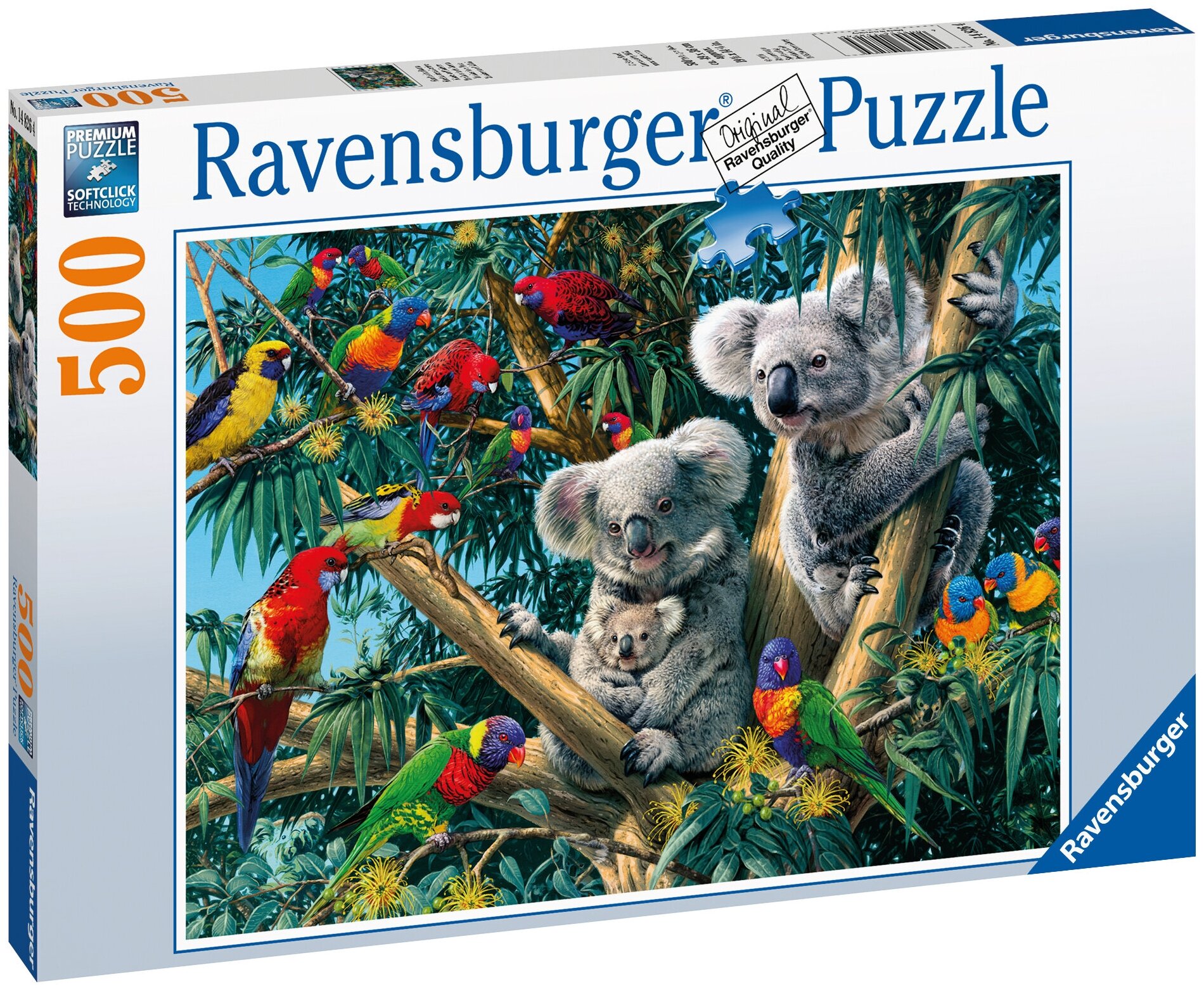 Пазл Ravensburger Коалы на дереве 14826 (500 эл) - фото №5
