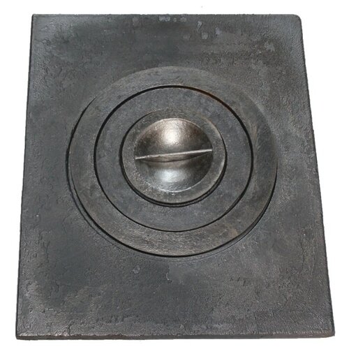 Плита печная в комплекте с 3-мя конфорками чугун литье П1-3 410х340мм, 9,45 кг