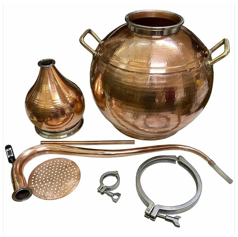 Copper Crafts M.Silva, Seabra&C. Lda Аламбик классический 30 литров - фотография № 6