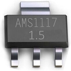 AMS1117 Линейный регулятор с малым падением напряжения 800мА 3.3В (SOT-223)