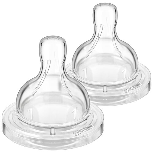 Соска силиконовая PHILIPS AVENT SCF 631/27 для новорожденного 0мес+