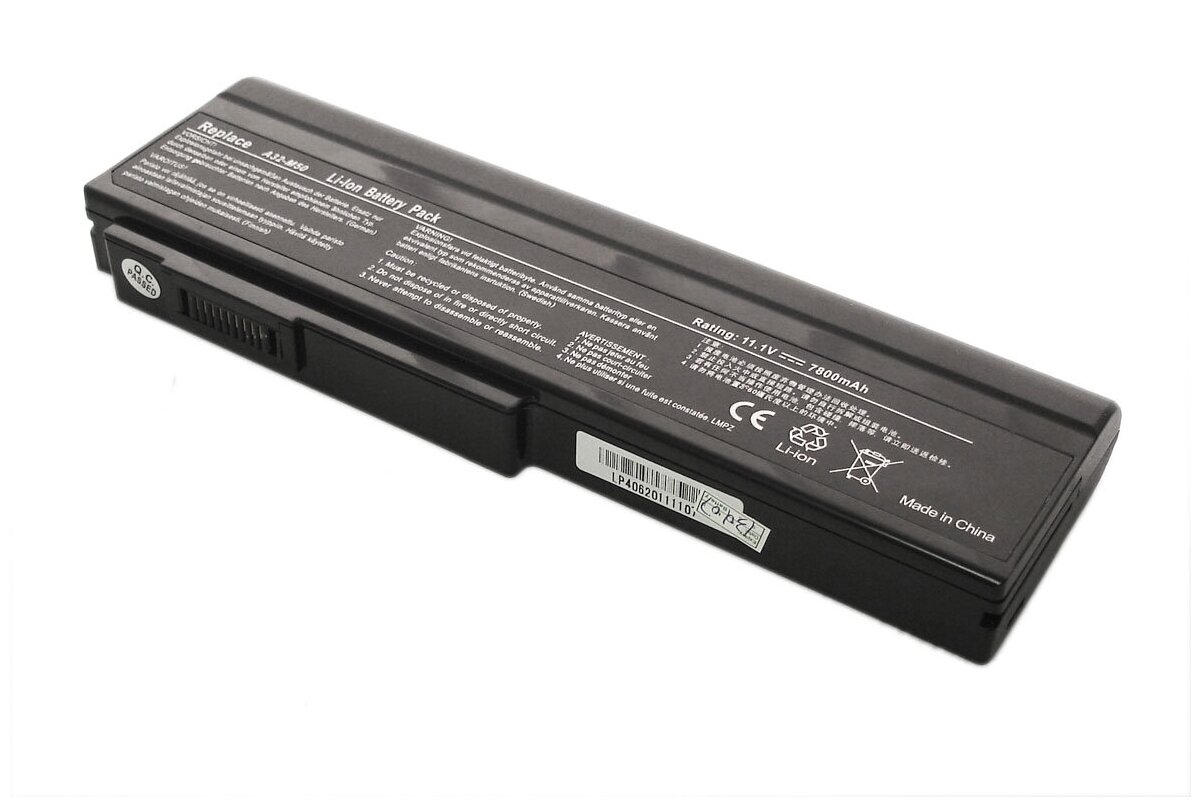 Аккумулятор OEM (совместимый с A33-M50, A32-N61) для ноутбука Asus X55 10.8V 6600mAh черный