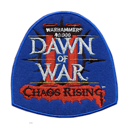 Нашивка Warhammer 40000 Dawn of War Chaos Rising браслет акелла металл