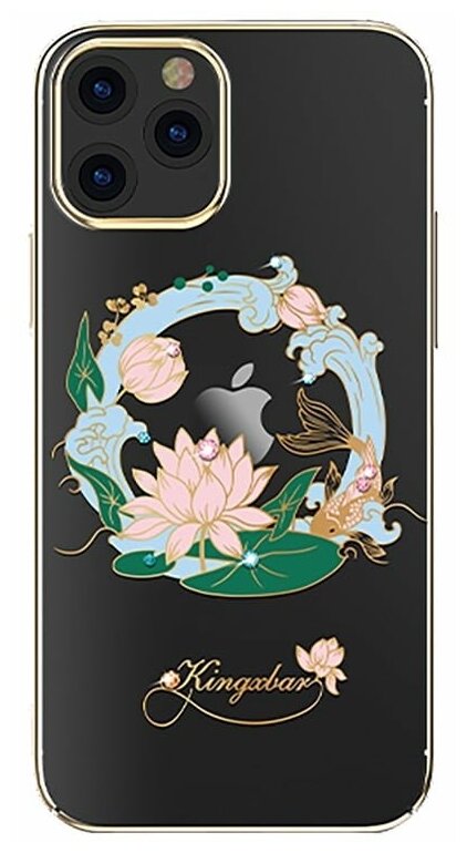 Чехол Kingxbar Wreath для iPhone 12/12 Pro Лотос