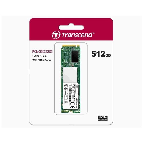 SSD диск Transcend 220S 512GB M2 2280 TS512GMTE220S 889300₽