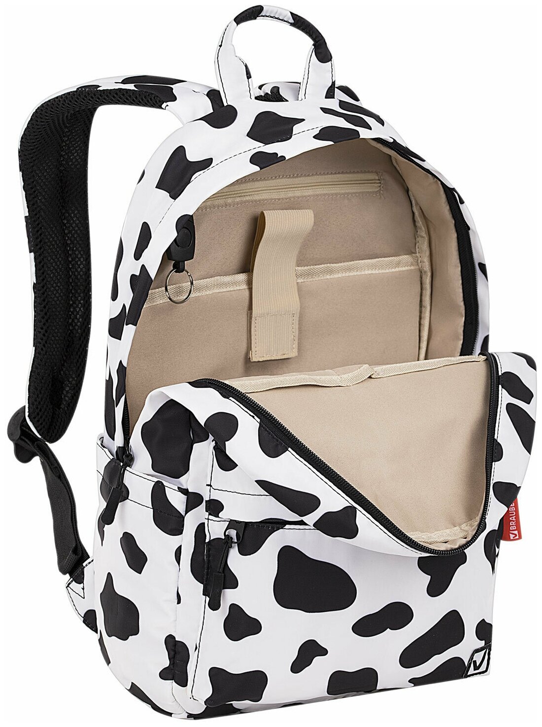 Рюкзак Brauberg DREAM универсальный с карманом для ноутбука, эргономичный, "Animal", 42х26х14 см, 271678