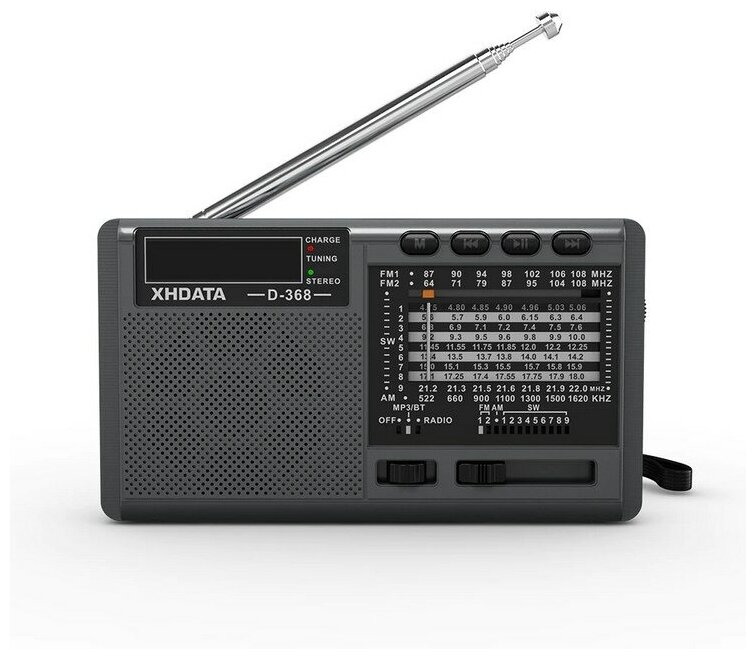 Радиоприемник XHDATA D-368 c mp3 bluetooth