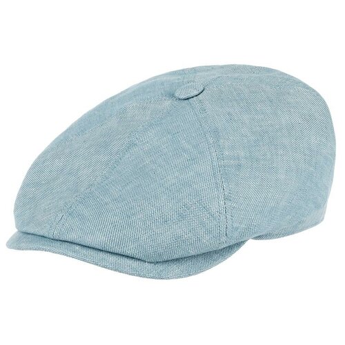 фото Кепка stetson арт. 6643104 6-panel cap linen (голубой), размер 57