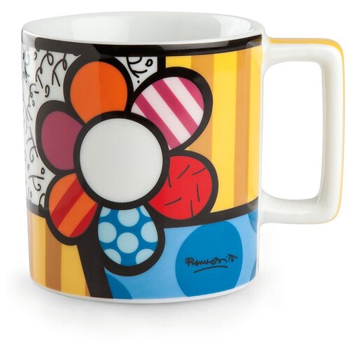 Кружка 400мл Бритто Цветы