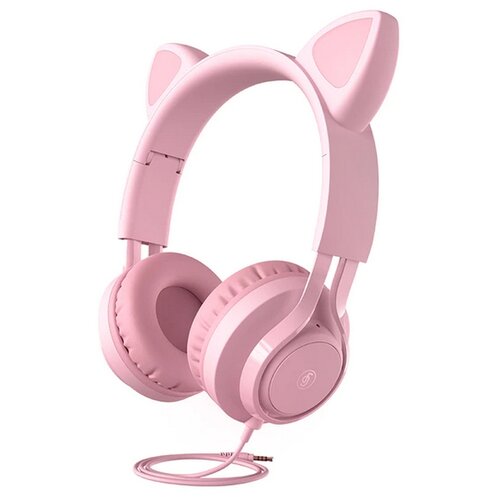 Проводные наушники Havit Wired headphone H225d Pink