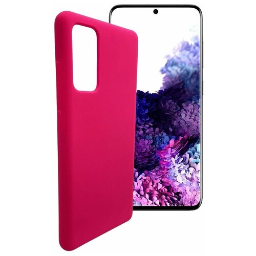 фото Чехол silicone cover для samsung galaxy s20 fe / самсунг галакси с20 фе (фуксия) pduspb