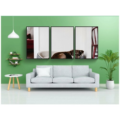 фото Набор модулных постеров для интерьера "дом, внутри, закрытый" 60x90 см. в тубусе, без рамки lotsprints