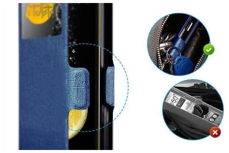 Чехол-книжка MyPads для Huawei P40 Lite E с окном вызова предпросмотра и свайпом позволяет отвечать на звонки и сообщения не открывая крышку черный