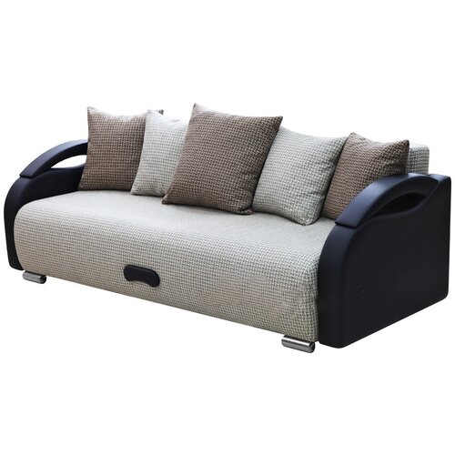 Угловой диван Юпитер серая рогожка