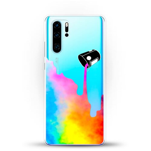 фото Силиконовый чехол краски на huawei p30 pro andy & paul