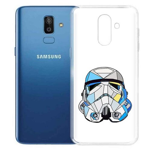 чехол задняя панель накладка бампер mypads star wars звездная ночь для samsung galaxy j8 2018 sm j810 противоударный Чехол задняя-панель-накладка-бампер MyPads star wars дарт вейдер для Samsung Galaxy J8 2018 (SM-J810) противоударный