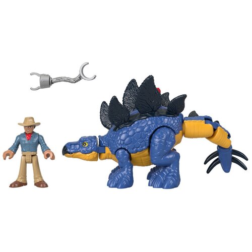 Игровой набор Imaginext Jurassic World Стегозавр и доктор Грант GVV64