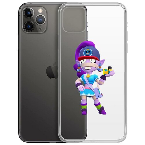 фото Чехол-накладка clear case brawl stars-суперфанатка эмз для iphone 11 pro max krutoff group