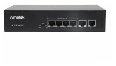 Amatek AN-S6P Коммутатор PoE 7000448 512000₽