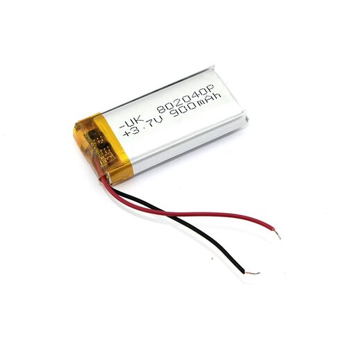 фото Аккумулятор li-pol (батарея) 8*20*40мм 2pin 3.7v/900mah oem