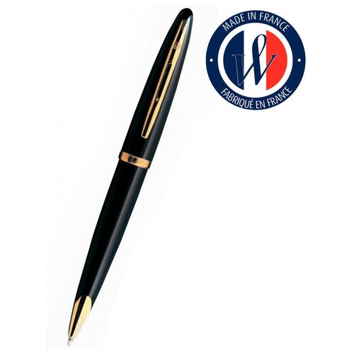 Ручка перьевая Waterman Carene S0700300 Black GT F перо золото 18K подар. кор.