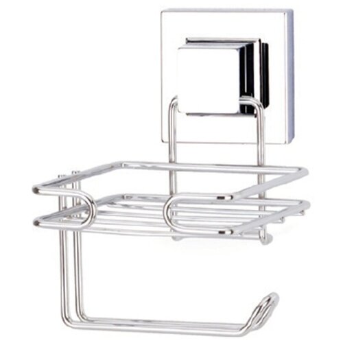 Держатель туалетной бумаги Tekno-tel самоклеящийся, хром EF275