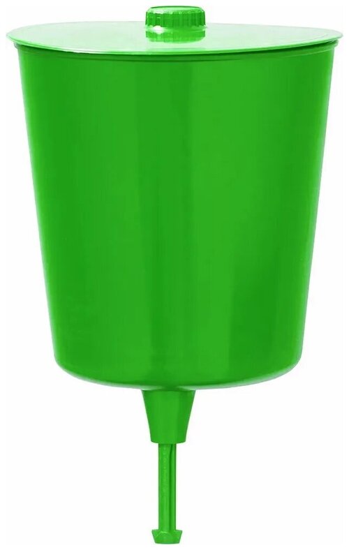 Умывальник дачный зеленого цвета, пластиковый бак, объем 4 литра