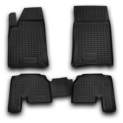 фото Коврики в салон ssang yong actyon 2006->, 4 шт. (полиуретан) element