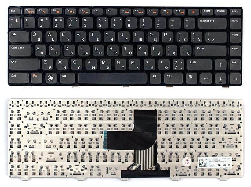 Клавиатура для ноутбука Dell NSK-DX0BQ черная 1050₽