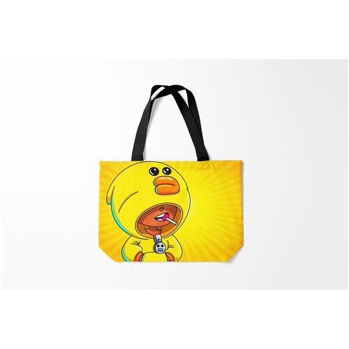 фото Сумка-шоппер / 46х35 см / геймерам / brawl stars sally leon burnettie