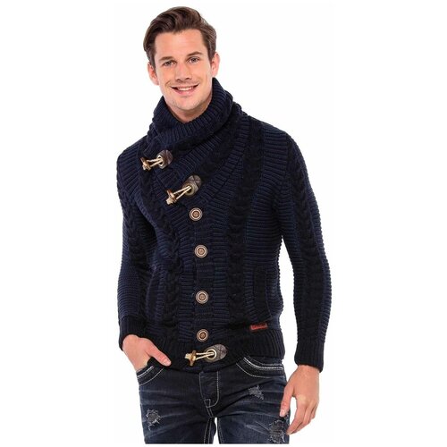 Кардиган Cipo & Baxx, размер S, синий