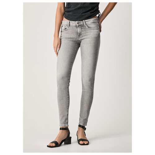 фото Джинсы женские, pepe jeans london, артикул: pl204174, цвет: серый (ue2), размер: 33/32