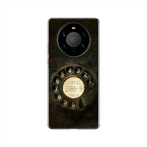фото Силиконовый чехол "старинный телефон" на huawei mate 40 pro plus / хуавей мате 40 про плюс case place