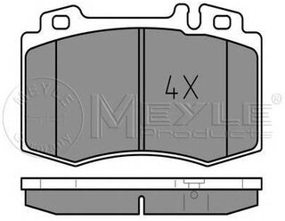 Дисковые тормозные колодки передние MEYLE 025 237 4517 для Mercedes-Benz (4 шт.)