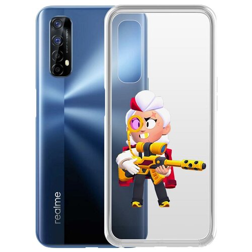фото Чехол-накладка clear case brawl stars-белль голдхэнд для realme 7 krutoff group