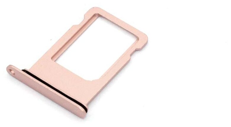 Держатель (лоток) SIM карты для Apple iPhone 7 Plus розовое золото