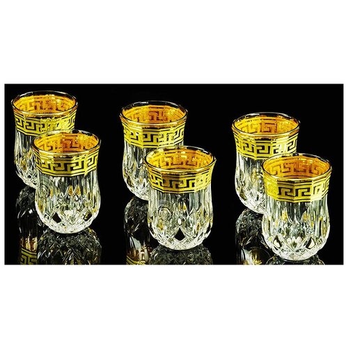 фото Набор хрустальных стопок для водки империя 6 стопок same decorazione