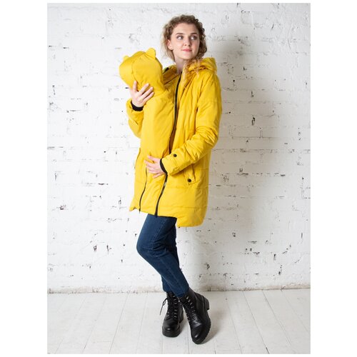 фото Куртка слинго для беременных кэнди желтый 50 мамуля красотуля