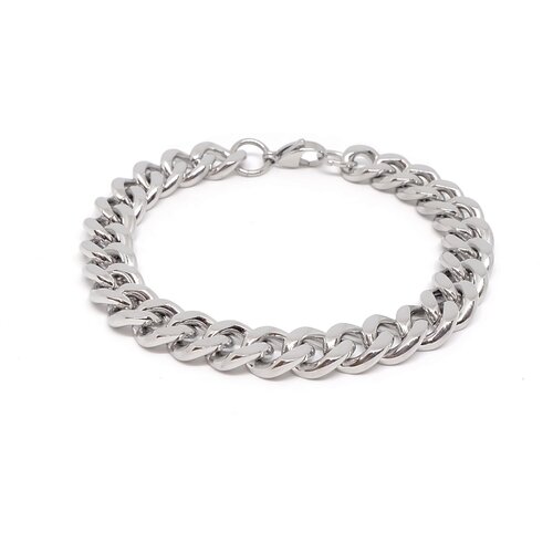 фото Браслет ruby-ruby, размер 22 см, размер l, серебряный